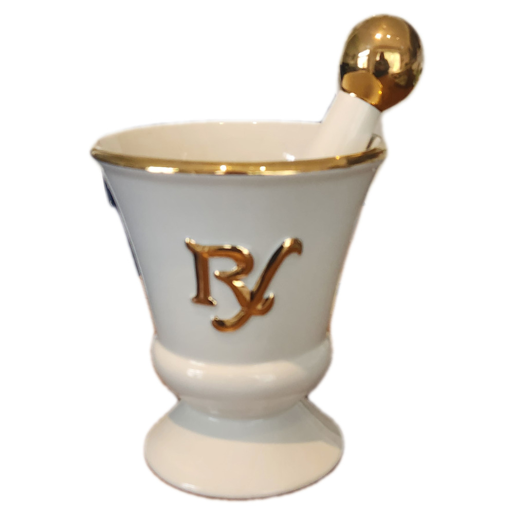 Owens Illinois Pharmacy Apothecary 1950's shop promotion mortar & pestle.